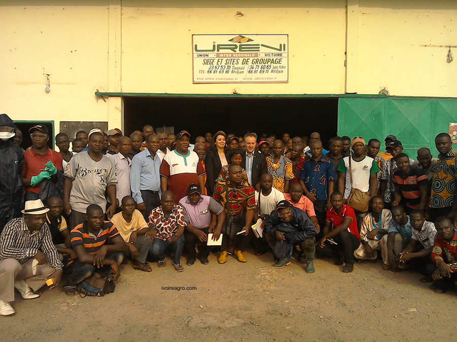 24/02/17 Tiassalé, Filière cacao : lancement des activités du partenariat OMCC et BASF : pour un exploitant agricole riche